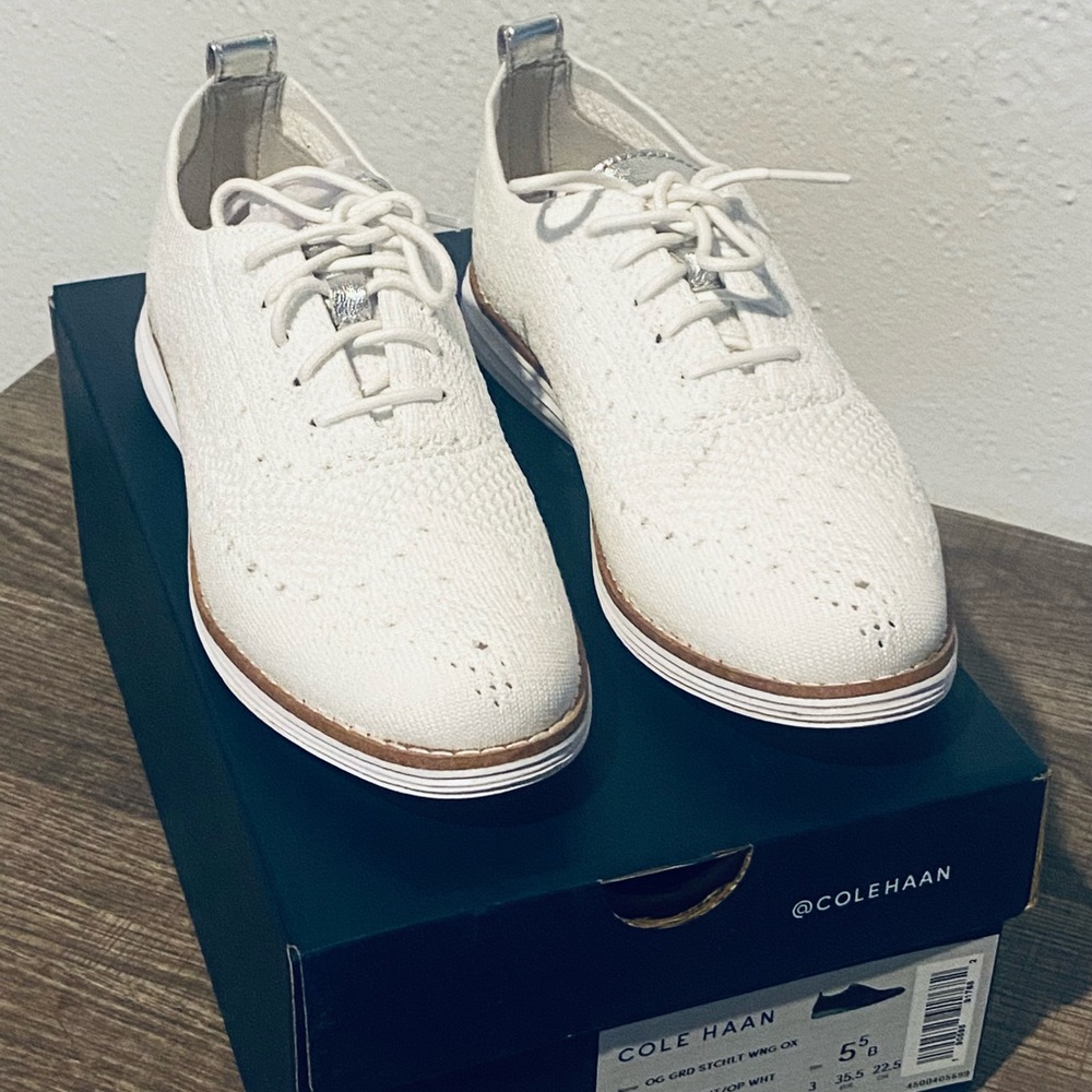 White Cole Haan ØriginalGrand oxfords